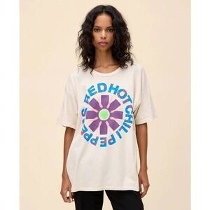 Daydreamer NWOT Red Hot Chili Peppers Freaky Styley Tee S Cream Band Free People